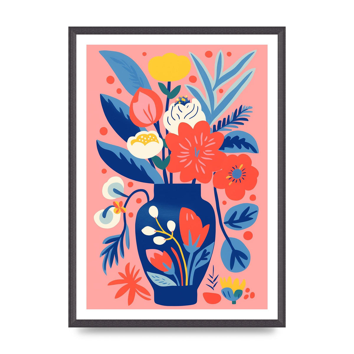 Colorful Bold-Shaped Flower Vase