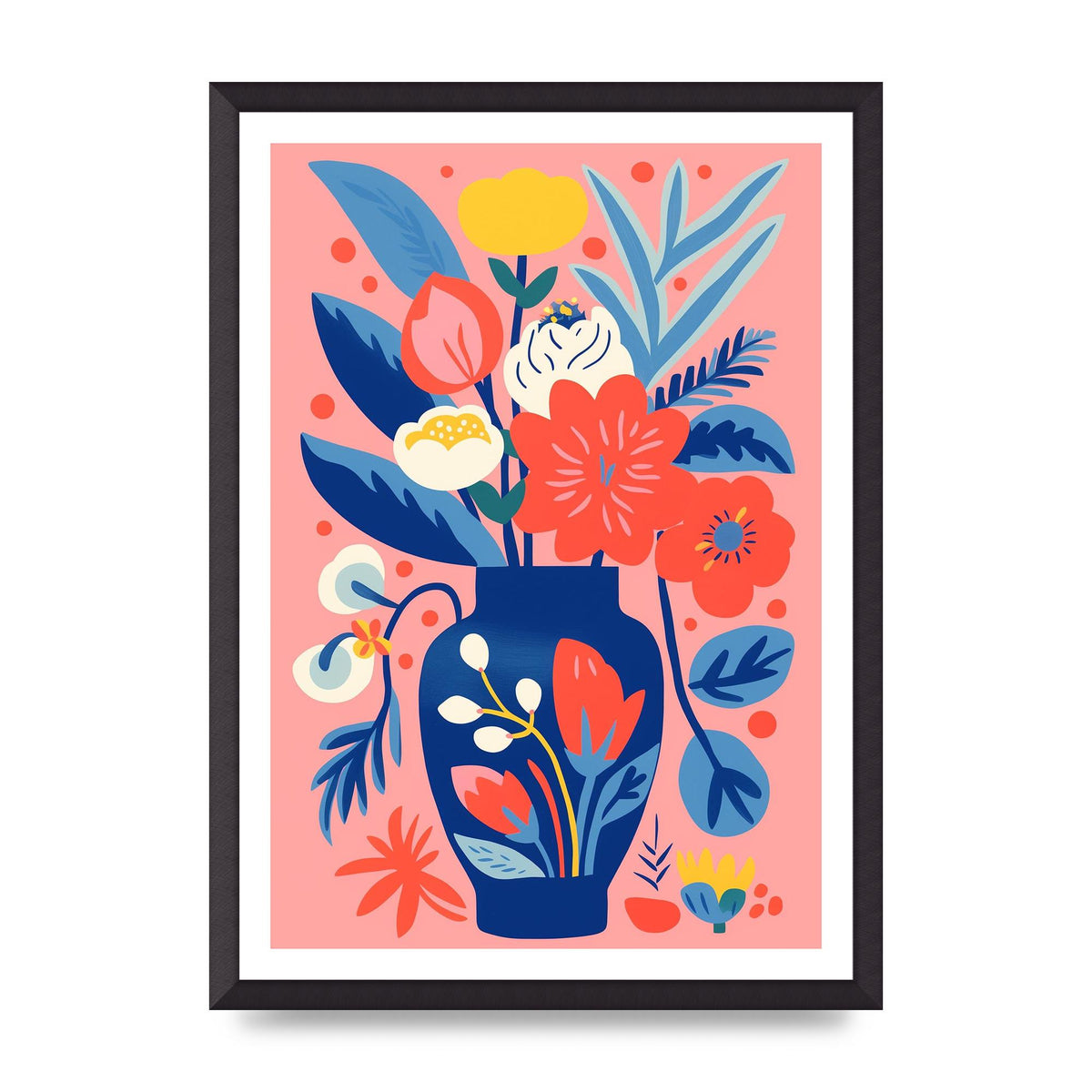 Colorful Bold-Shaped Flower Vase