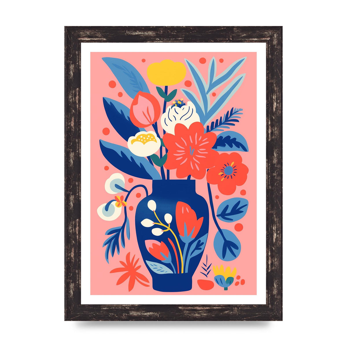 Colorful Bold-Shaped Flower Vase