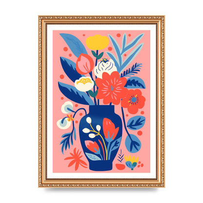 Colorful Bold-Shaped Flower Vase