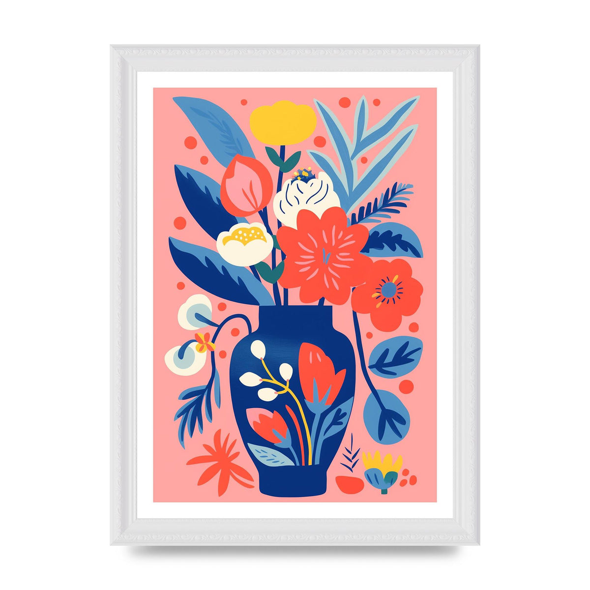 Colorful Bold-Shaped Flower Vase