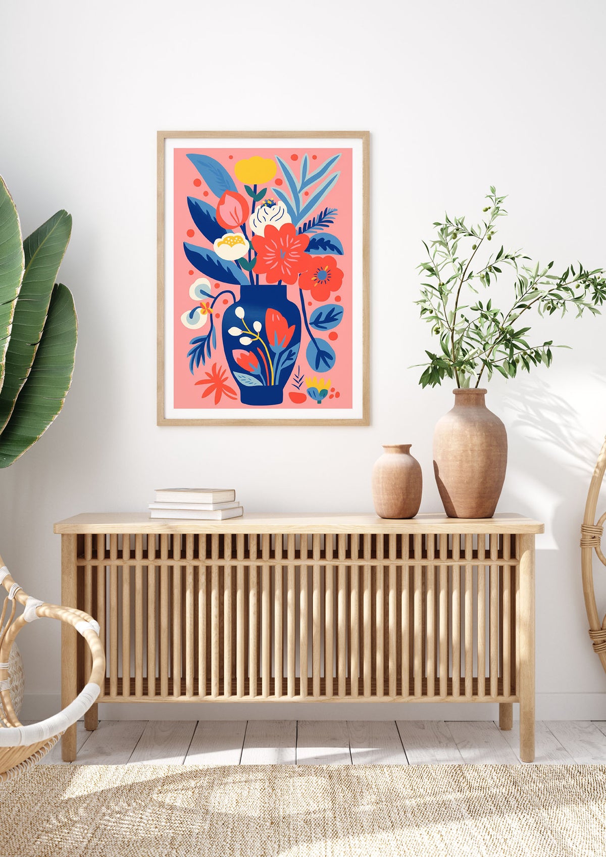 Colorful Bold-Shaped Flower Vase