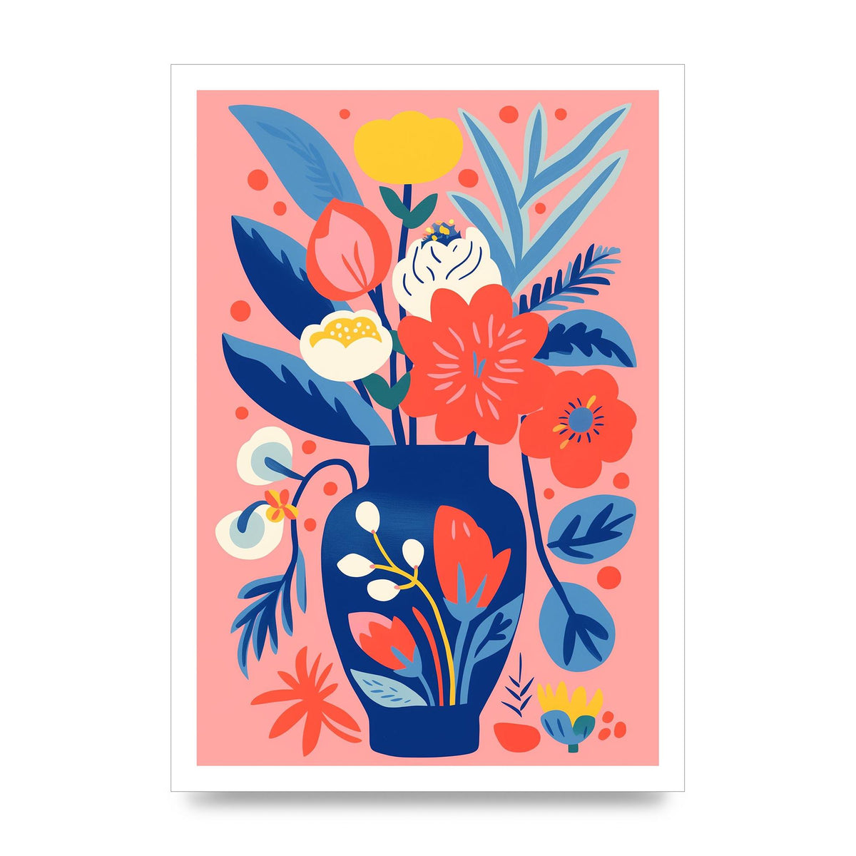 Colorful Bold-Shaped Flower Vase