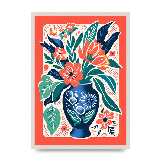Colorful Vase with 9 Eye-Catching Hues