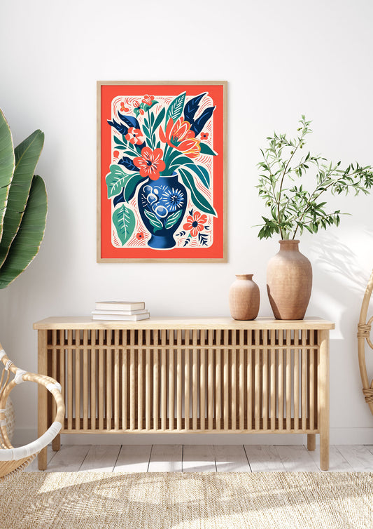 Colorful Vase with 9 Eye-Catching Hues