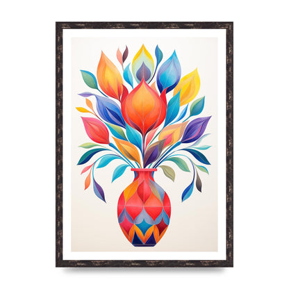 18" Vase with Captivating Shapes