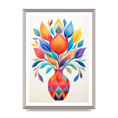 18" Vase with Captivating Shapes