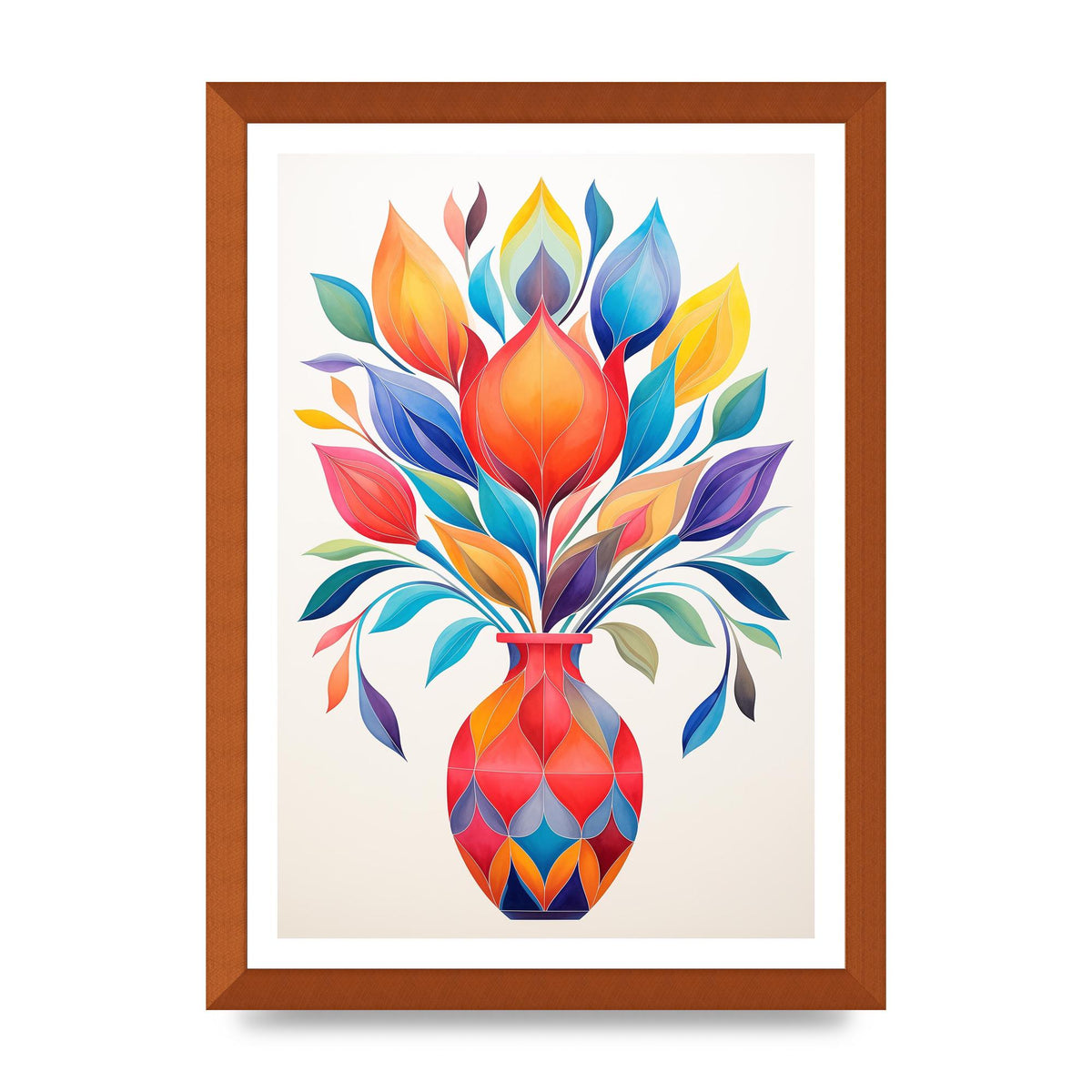 18" Vase with Captivating Shapes