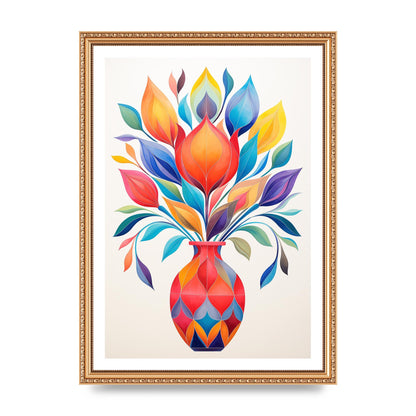 18" Vase with Captivating Shapes