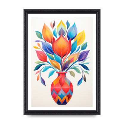 18" Vase with Captivating Shapes