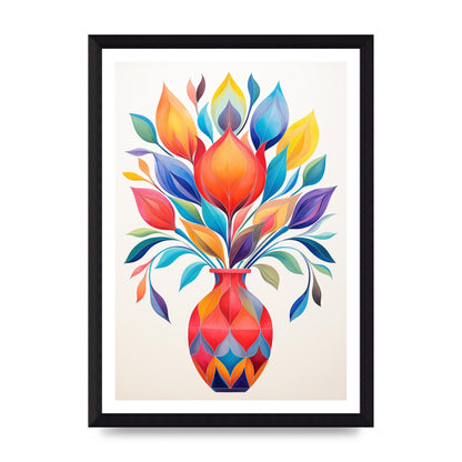 18" Vase with Captivating Shapes