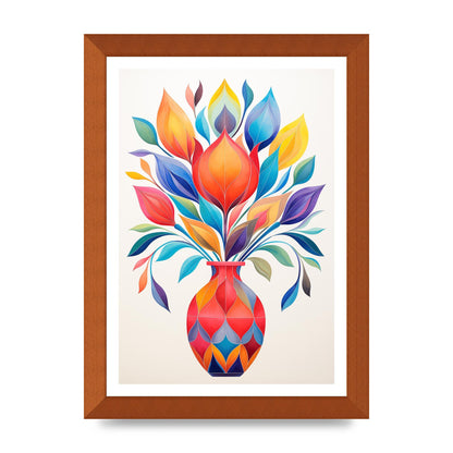 18" Vase with Captivating Shapes