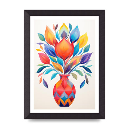 18" Vase with Captivating Shapes