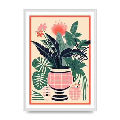 Vase with 24 Lively Colored Flowers