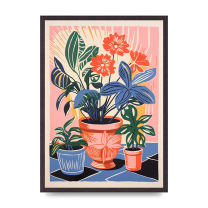 Vase with 27 Brightly Colored Flowers