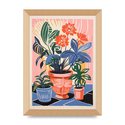Vase with 27 Brightly Colored Flowers