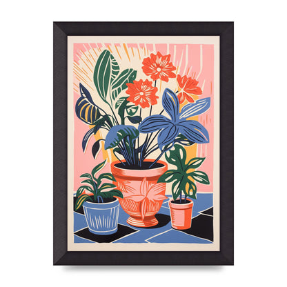 Vase with 27 Brightly Colored Flowers