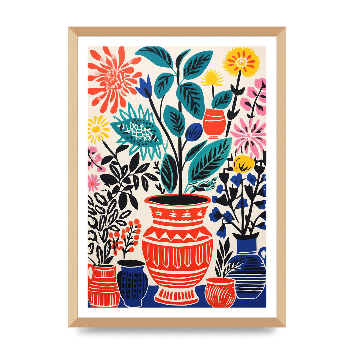 31 Blooms in Colorful Vase