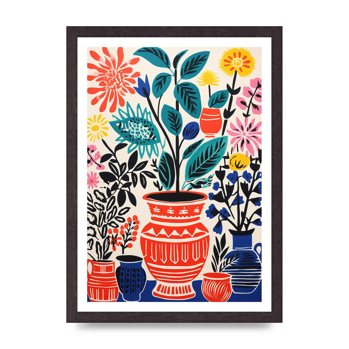 31 Blooms in Colorful Vase