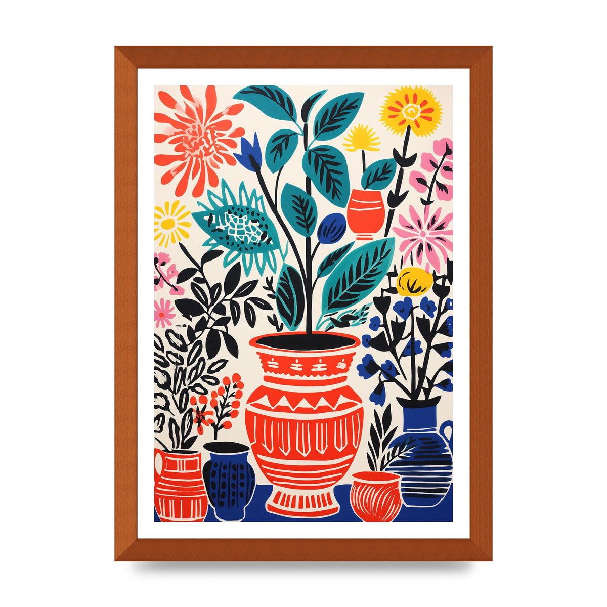 31 Blooms in Colorful Vase
