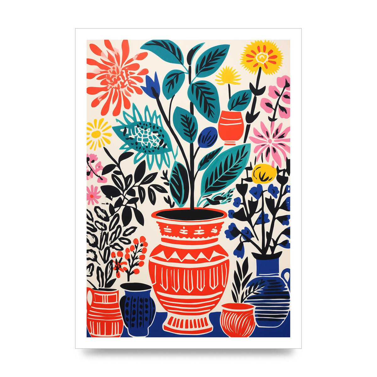 31 Blooms in Colorful Vase