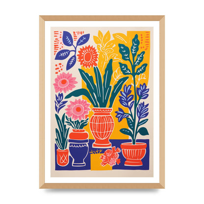 35 Flowers in Colorful Bold Vase