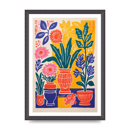 35 Flowers in Colorful Bold Vase