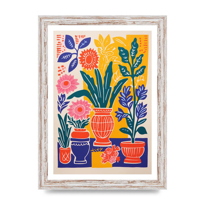 35 Flowers in Colorful Bold Vase
