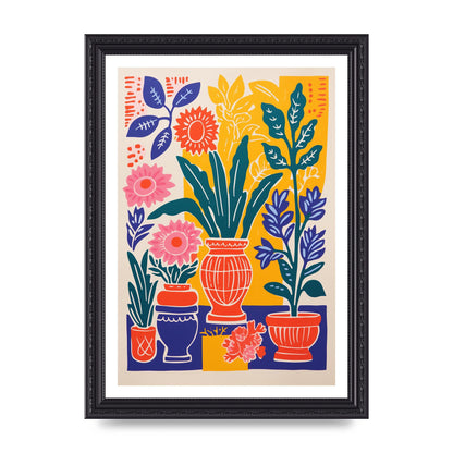 35 Flowers in Colorful Bold Vase