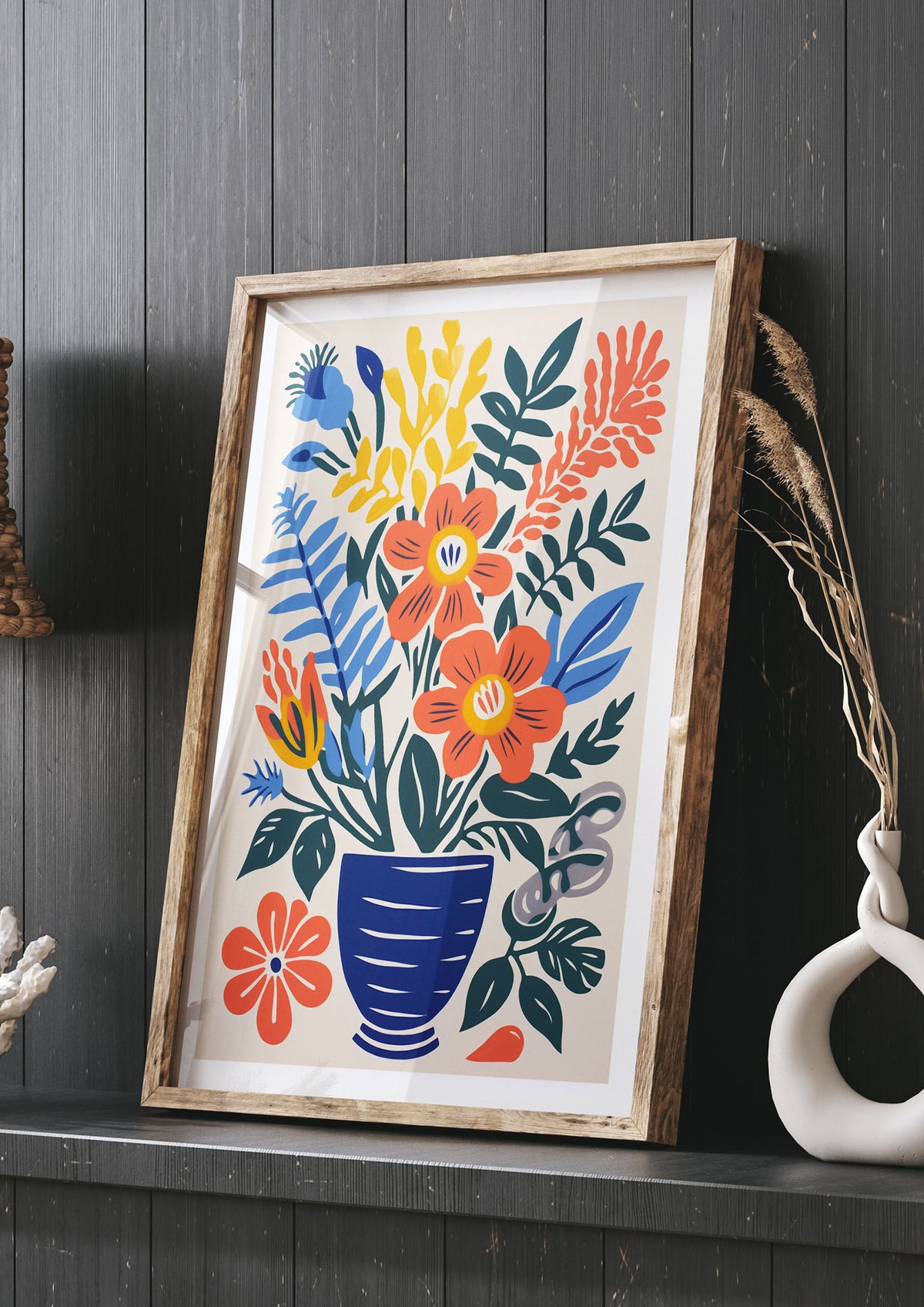 36 Stunning Flowers in Vivid Vase