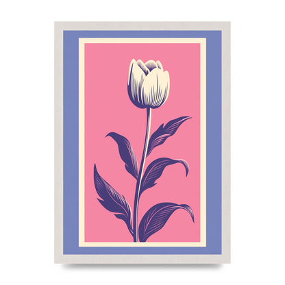 Vase Flaunting Colorful Flowers in Bold Shapes