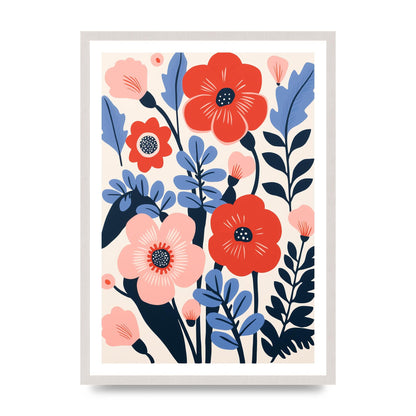 Charming Bold Floral Arrangement Vase
