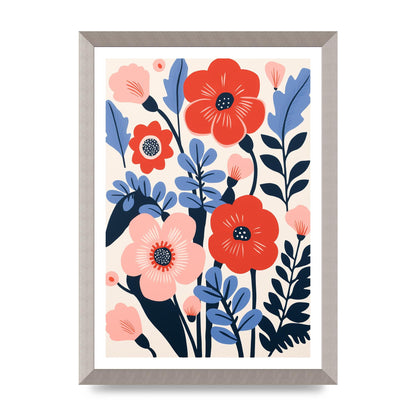 Charming Bold Floral Arrangement Vase