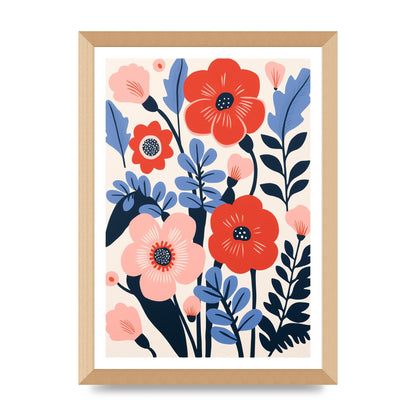 Charming Bold Floral Arrangement Vase