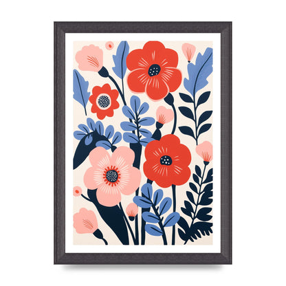 Charming Bold Floral Arrangement Vase