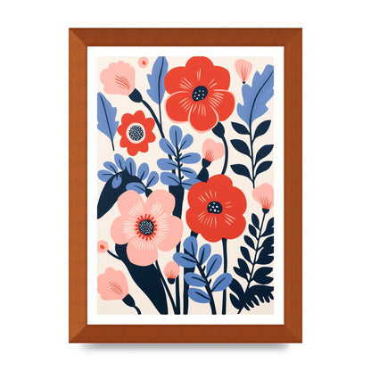 Charming Bold Floral Arrangement Vase