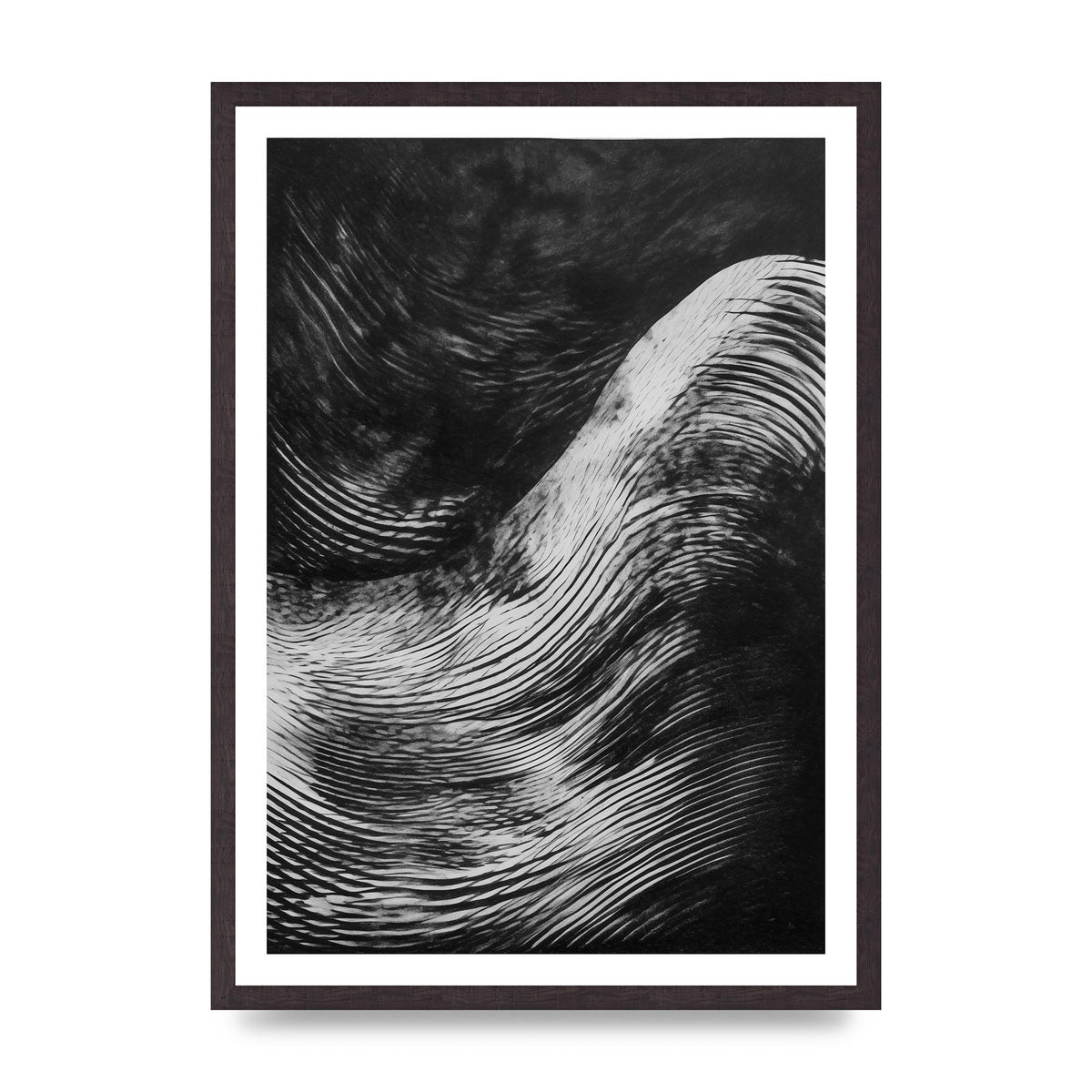 Monochrome Risograph with Textured Allure
