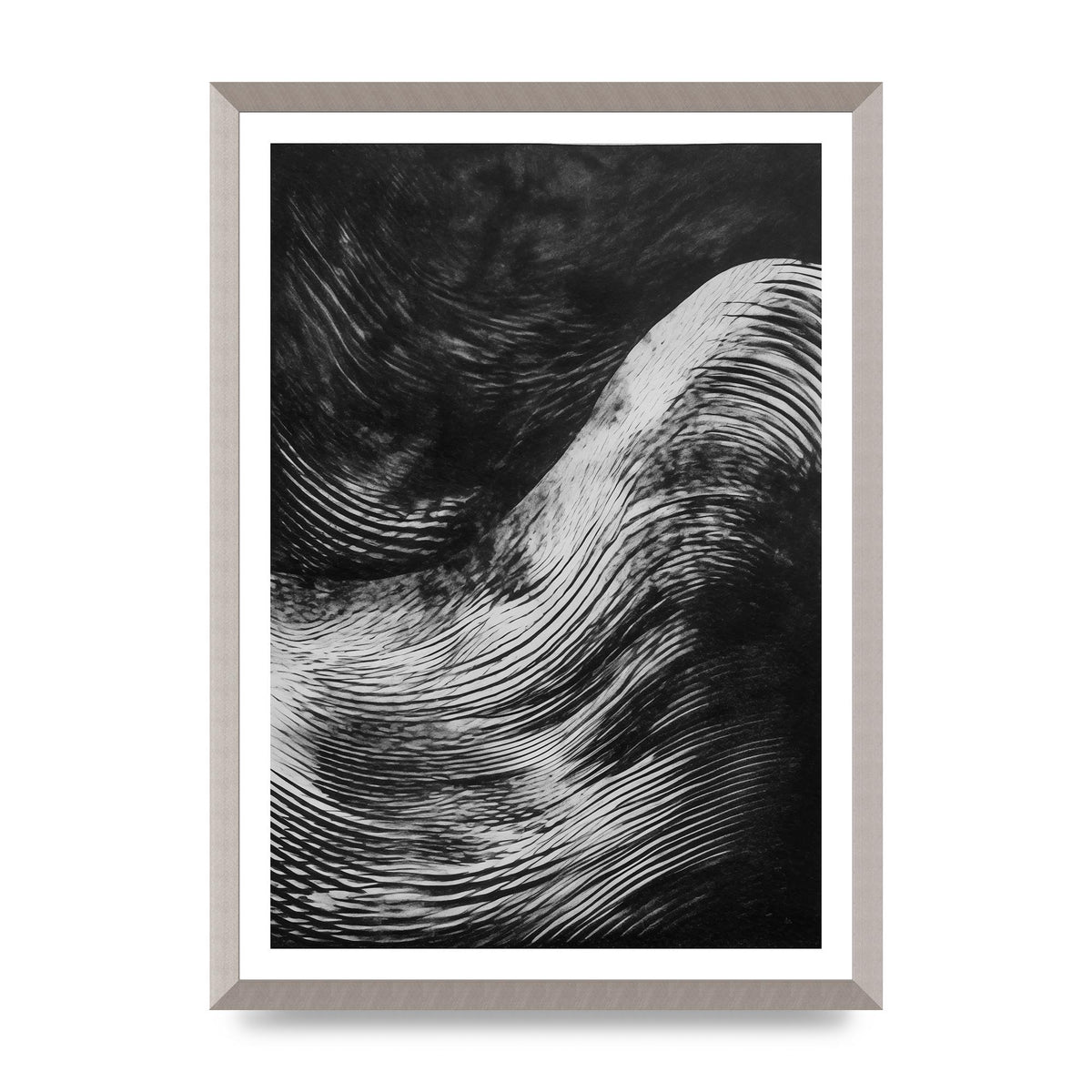 Monochrome Risograph with Textured Allure
