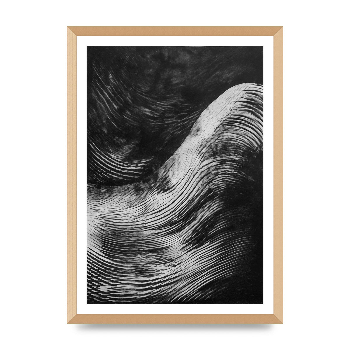 Monochrome Risograph with Textured Allure