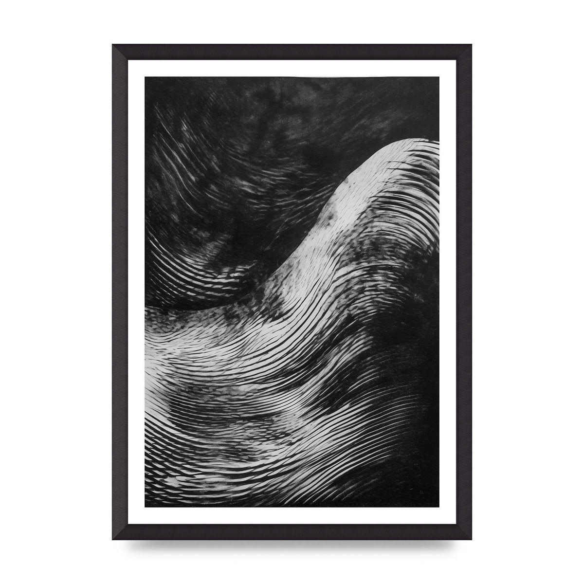 Monochrome Risograph with Textured Allure