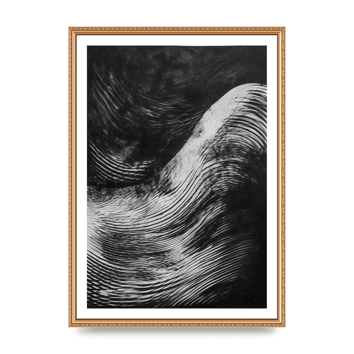 Monochrome Risograph with Textured Allure