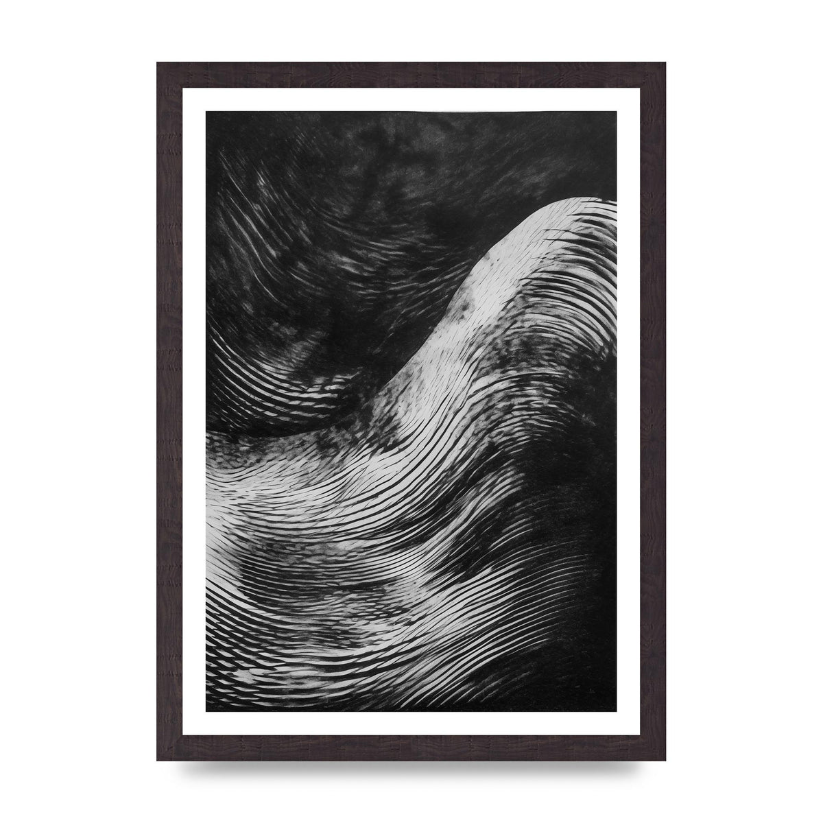 Monochrome Risograph with Textured Allure