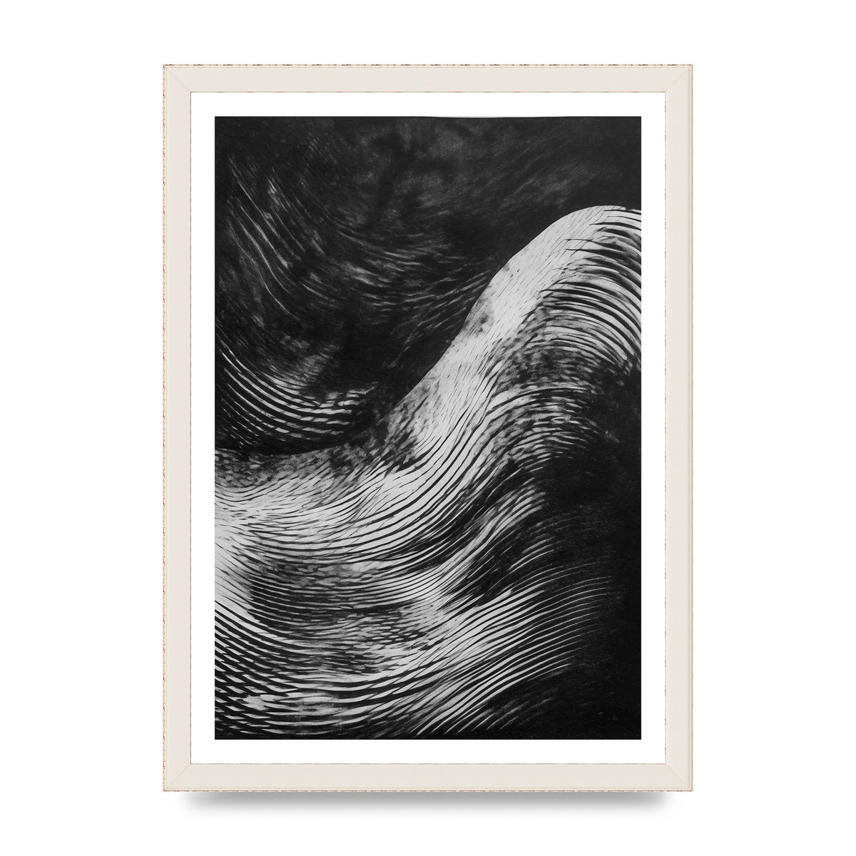 Monochrome Risograph with Textured Allure