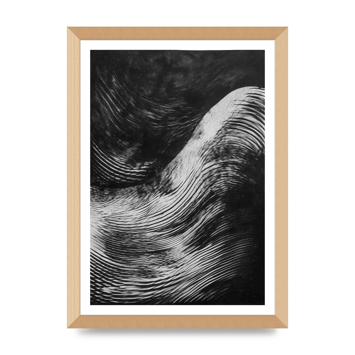 Monochrome Risograph with Textured Allure