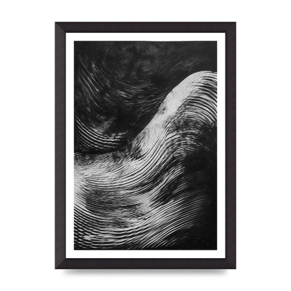 Monochrome Risograph with Textured Allure