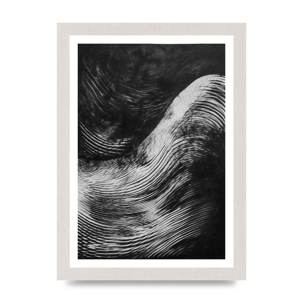 Monochrome Risograph with Textured Allure
