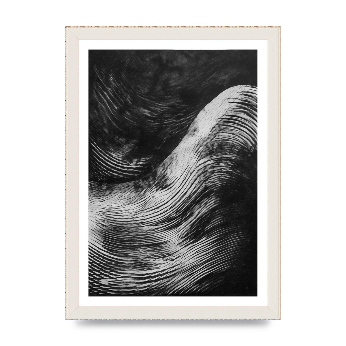 Monochrome Risograph with Textured Allure