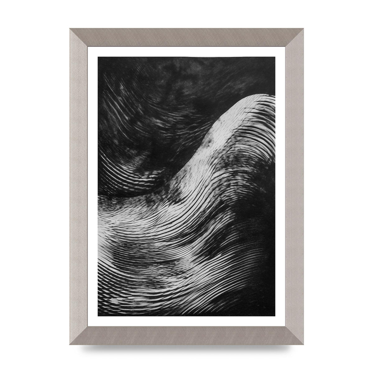 Monochrome Risograph with Textured Allure