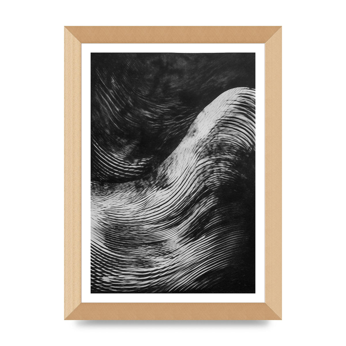 Monochrome Risograph with Textured Allure