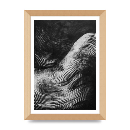 Monochrome Risograph with Textured Allure